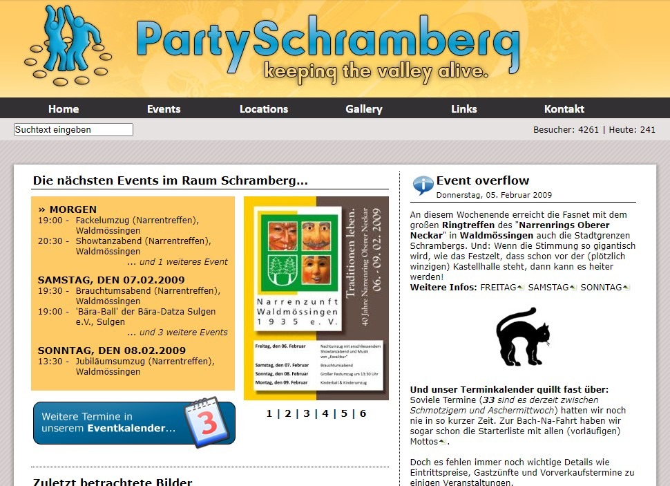 EVENTS - Meine Webseite